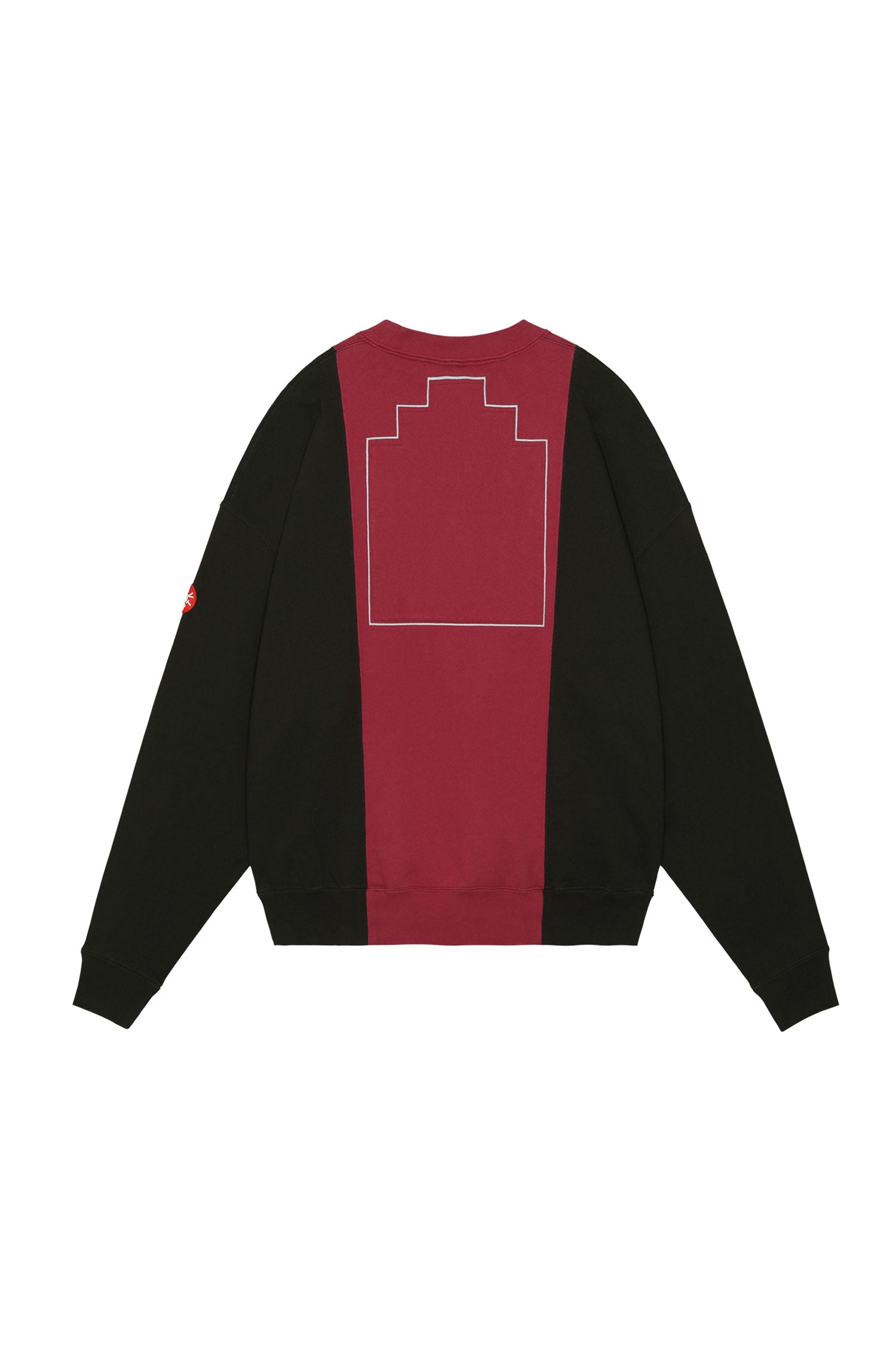 The CAV EMPT - PANELED TWO TONE CREW NECK  available online with global shipping, and in PAM Stores Melbourne and Sydney.