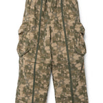 The PAM x BoTT ZIP CARGO PANT - CAMO available online with global shipping, and in PAM Stores Melbourne and Sydney.