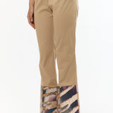 HEM PATCHWORK TAILORED TROUSERS