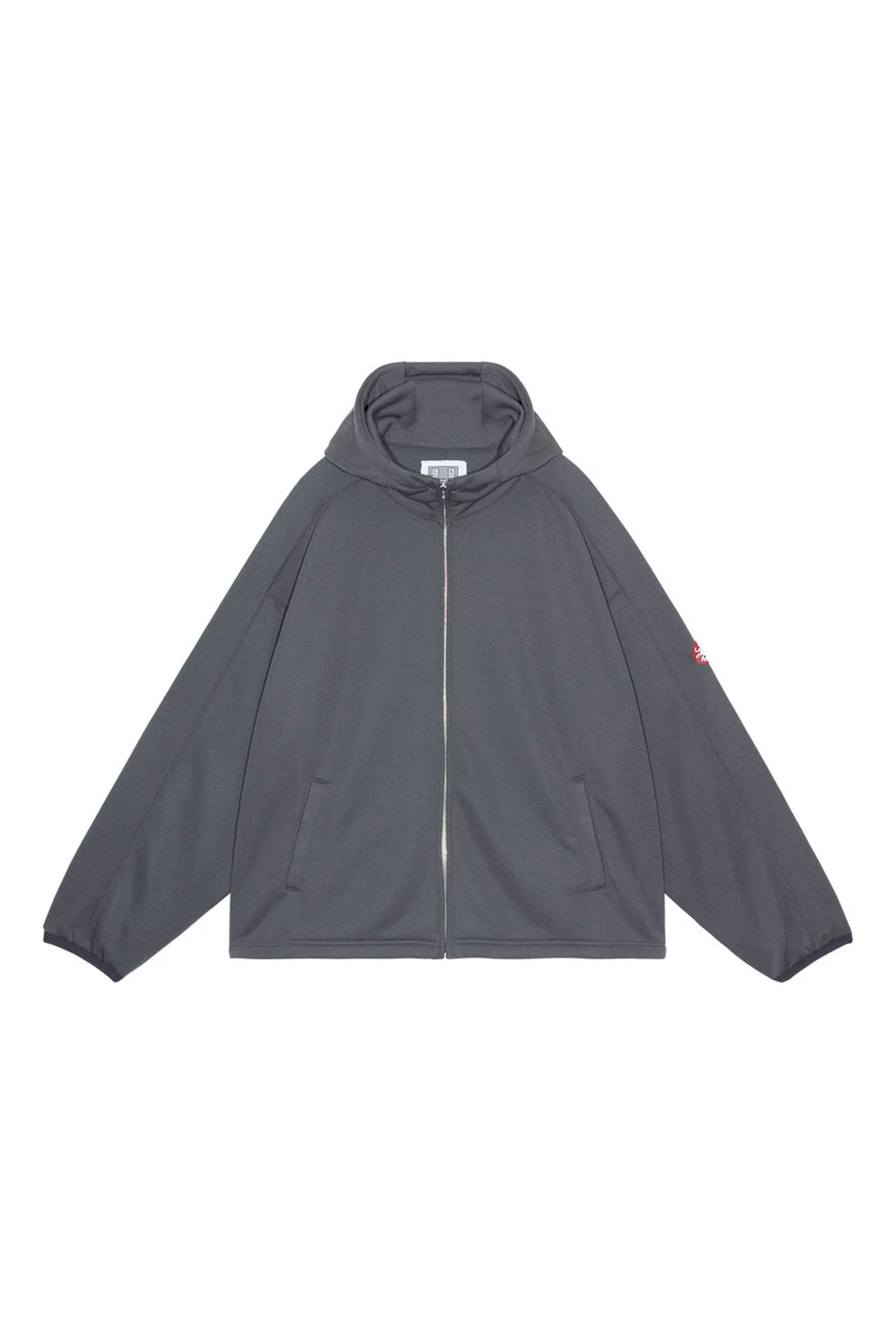 The PE JERSEY ZIP HOODY CHARCOAL available online with global shipping, and in PAM Stores Melbourne and Sydney.