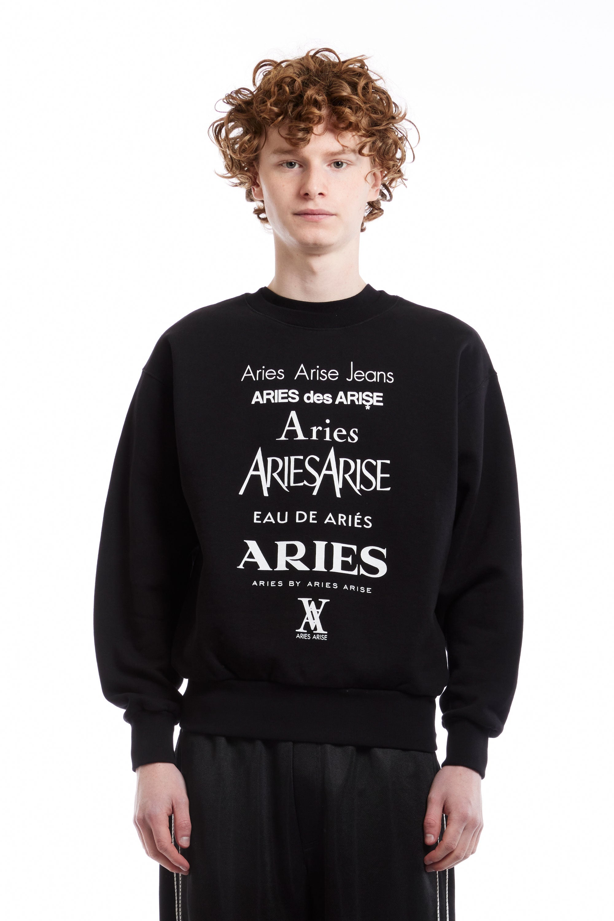 The ARIES - PERFUME SWEAT BLACK  available online with global shipping, and in PAM Stores Melbourne and Sydney.