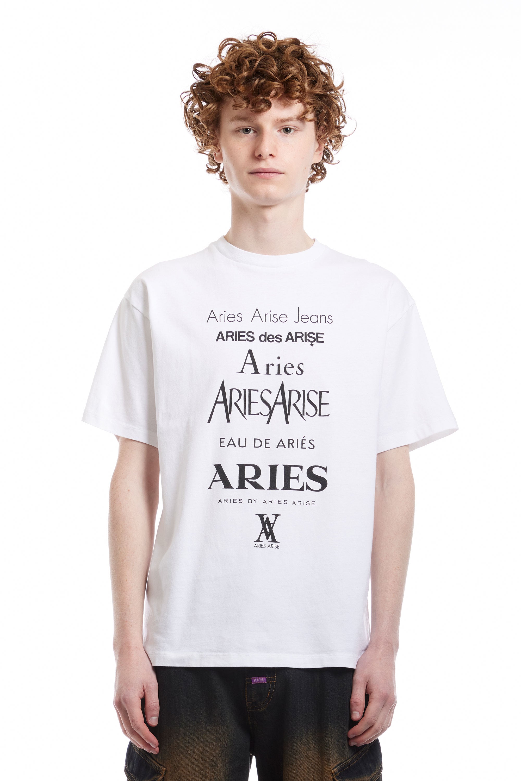 The ARIES - PERFUME SS TEE WHITE  available online with global shipping, and in PAM Stores Melbourne and Sydney.