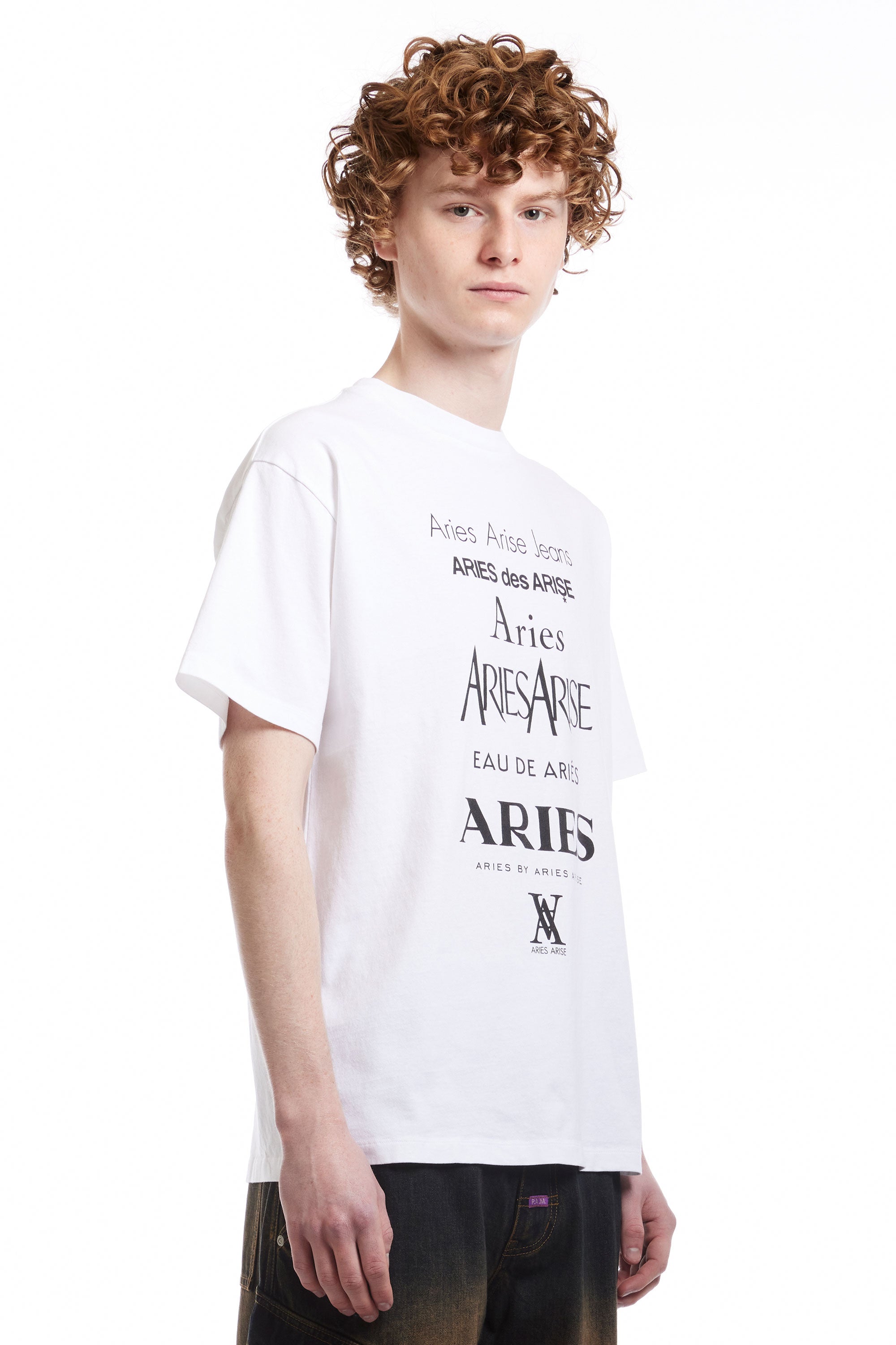 The PERFUME SS TEE WHITE  available online with global shipping, and in PAM Stores Melbourne and Sydney.