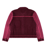 The PG1 KNIT CARIGAN BURGUNDY available online with global shipping, and in PAM Stores Melbourne and Sydney.