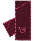 The PG1 SCARF BURGUNDY available online with global shipping, and in PAM Stores Melbourne and Sydney.
