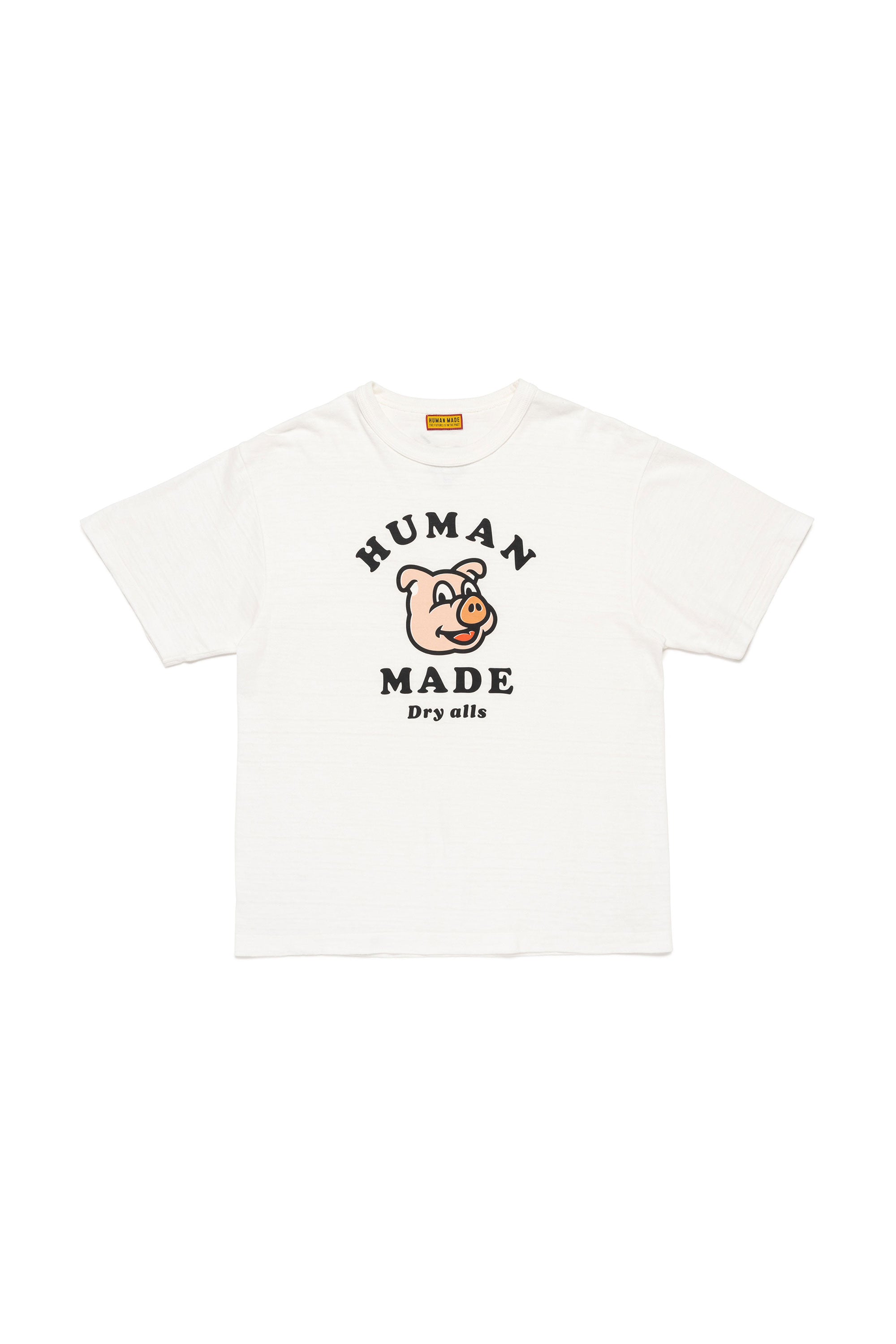 The GRAPHIC T-SHIRT AW26 WHITE (PIG) available online with global shipping, and in PAM Stores Melbourne and Sydney.