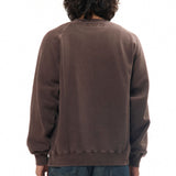 The PIGMENT DYED SWEAT SHIRT LS BROWN available online with global shipping, and in PAM Stores Melbourne and Sydney.