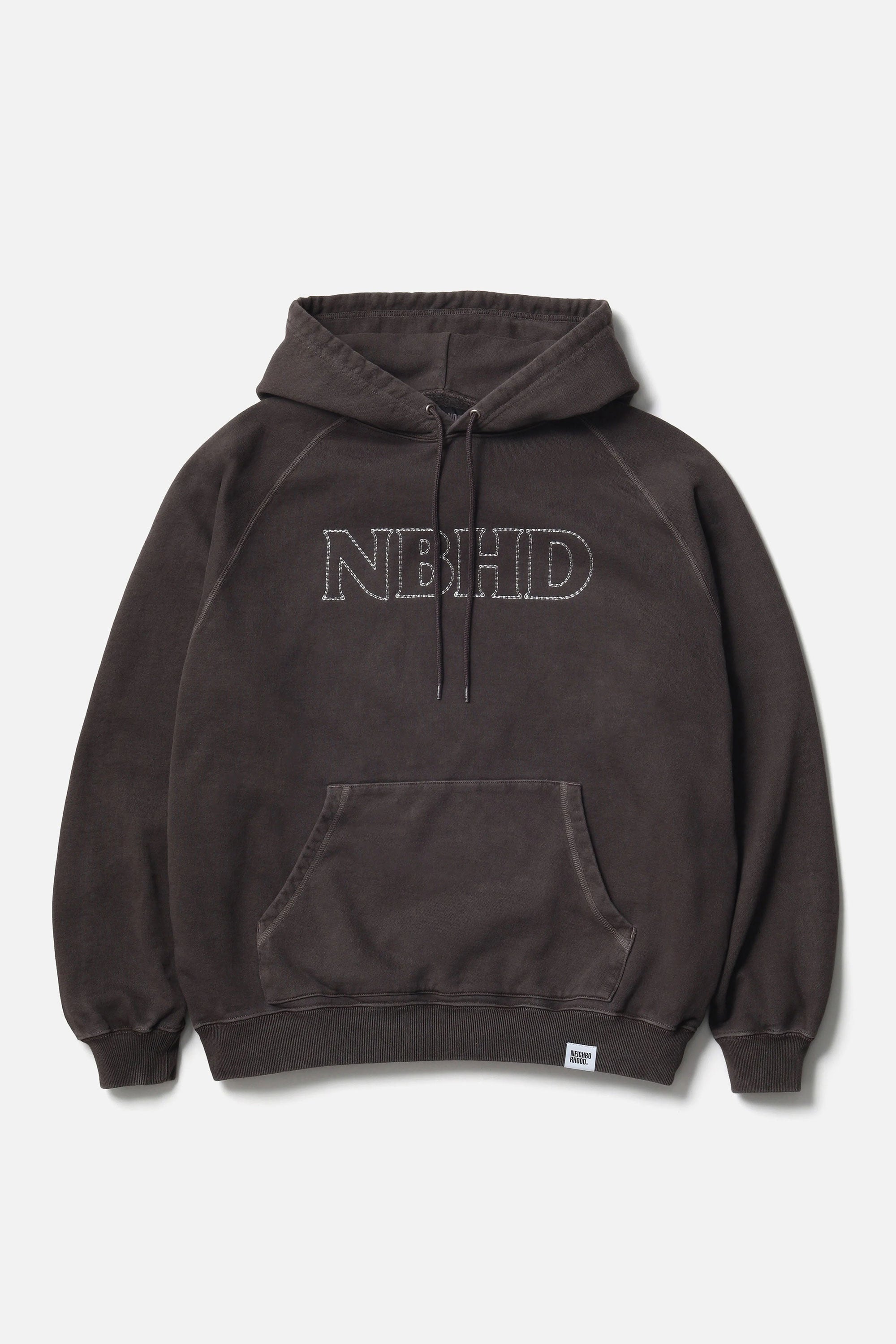 The PIGMENT DYED SWEAT HOODIE LS BROWN available online with global shipping, and in PAM Stores Melbourne and Sydney.