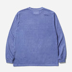 The SS26 NH PIGMENT DYED CREWNECK LS BLUE available online with global shipping, and in PAM Stores Melbourne and Sydney.