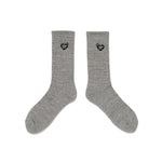 The PILE SOCKS GREY available online with global shipping, and in PAM Stores Melbourne and Sydney.