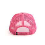 The BANG! Logo Mesh-back 5-Panel Cap Pink available online with global shipping, and in PAM Stores Melbourne and Sydney.