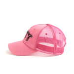 The BANG! Logo Mesh-back 5-Panel Cap Pink available online with global shipping, and in PAM Stores Melbourne and Sydney.