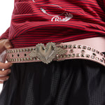 The COURTNEY BELT PINK available online with global shipping, and in PAM Stores Melbourne and Sydney.