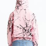 The Shattered Zip Hoodie Pink available online with global shipping, and in PAM Stores Melbourne and Sydney.