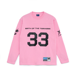 The Cotton Football Shirt Pink available online with global shipping, and in PAM Stores Melbourne and Sydney.