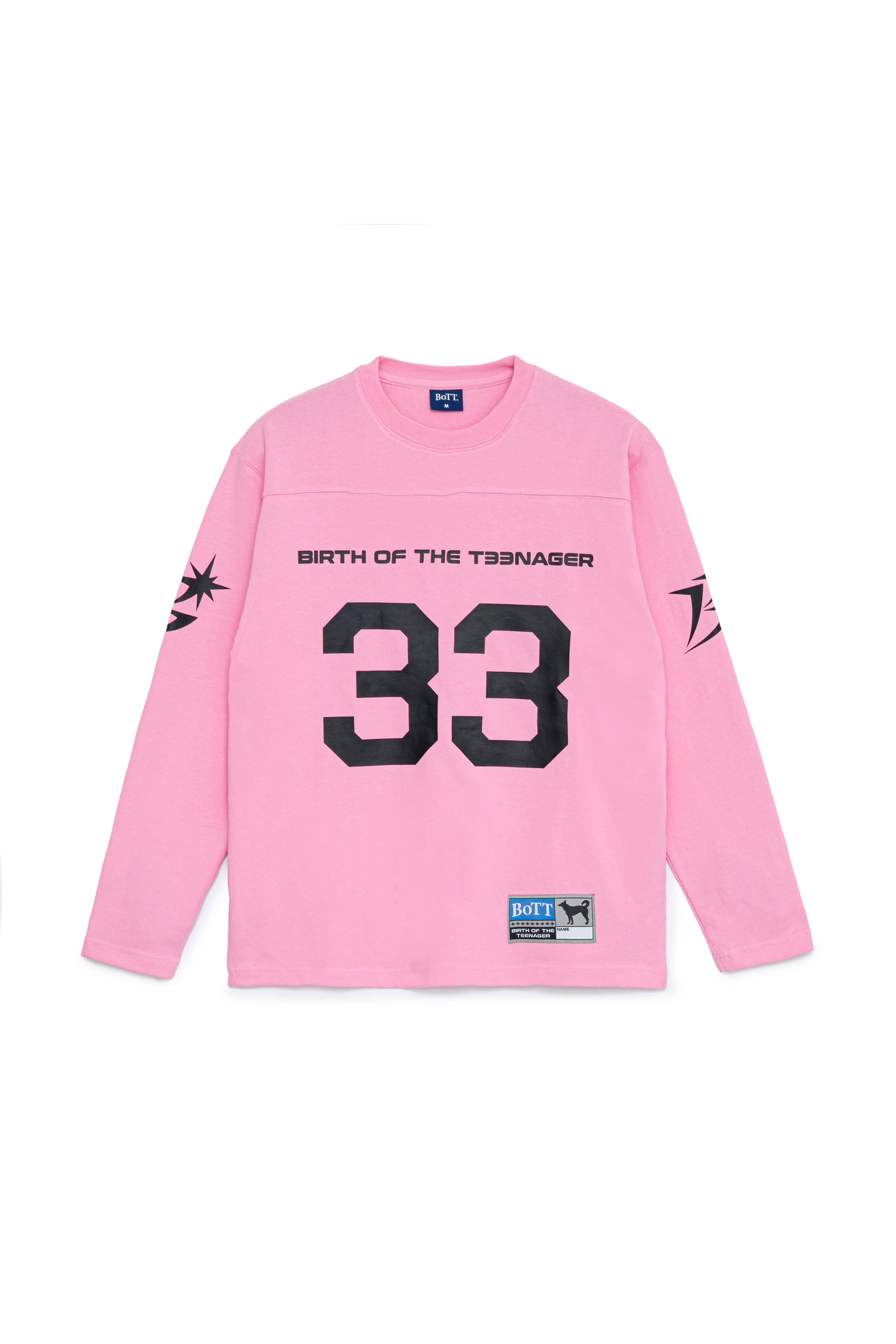The Cotton Football Shirt Pink available online with global shipping, and in PAM Stores Melbourne and Sydney.