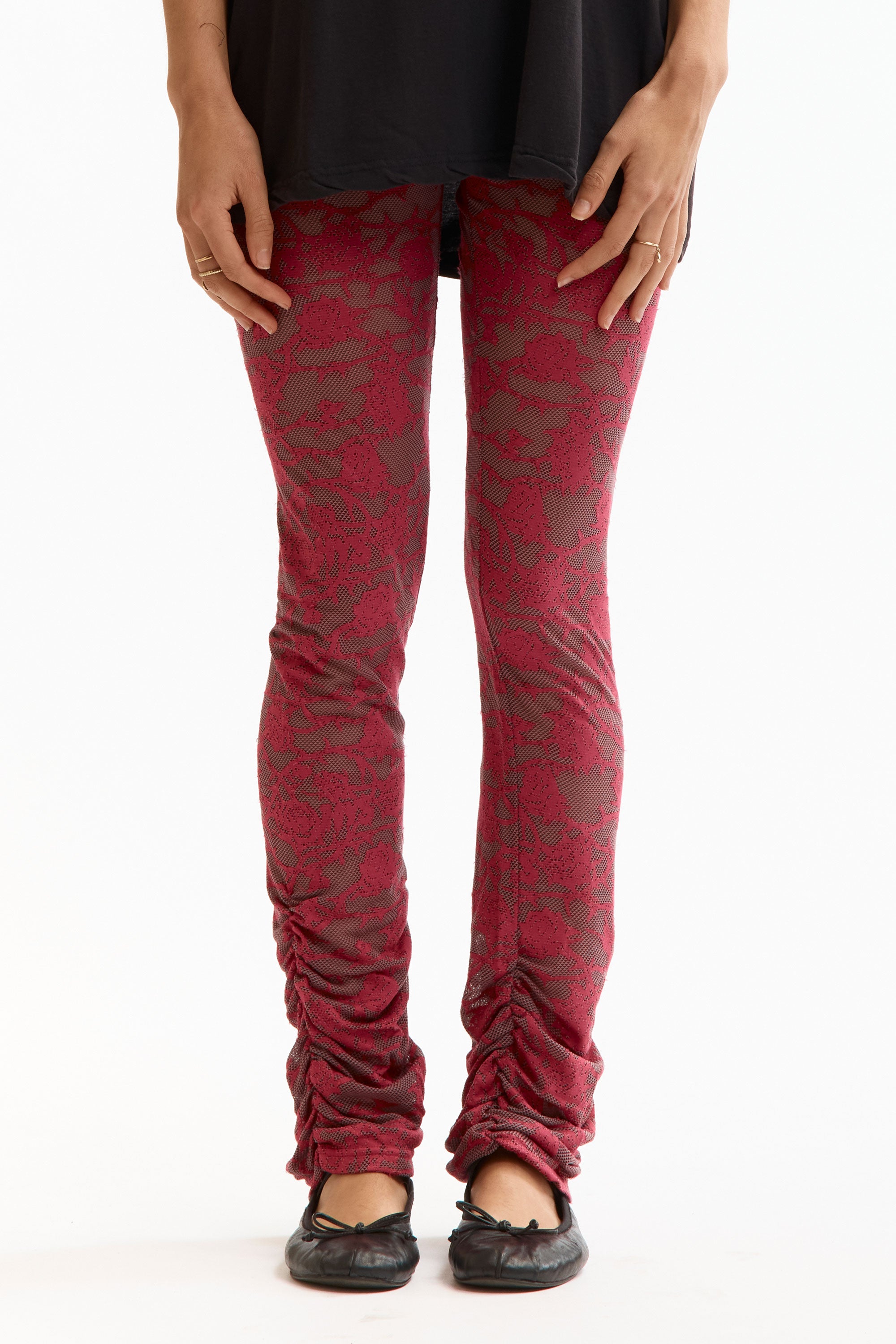 The HYSTERIC ROSE LEGGINGS PINK available online with global shipping, and in PAM Stores Melbourne and Sydney.