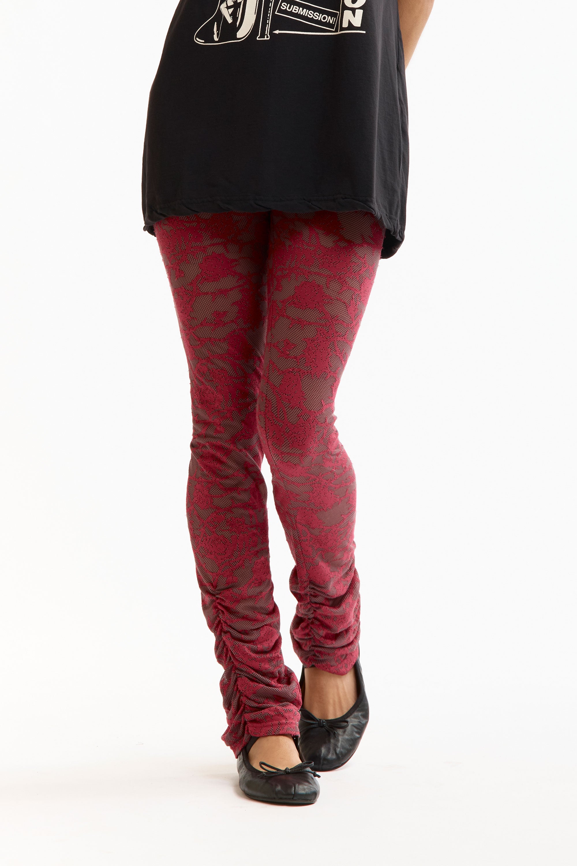 The HYSTERIC ROSE LEGGINGS PINK available online with global shipping, and in PAM Stores Melbourne and Sydney.