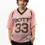 The Mesh Football Shirt Pink available online with global shipping, and in PAM Stores Melbourne and Sydney.