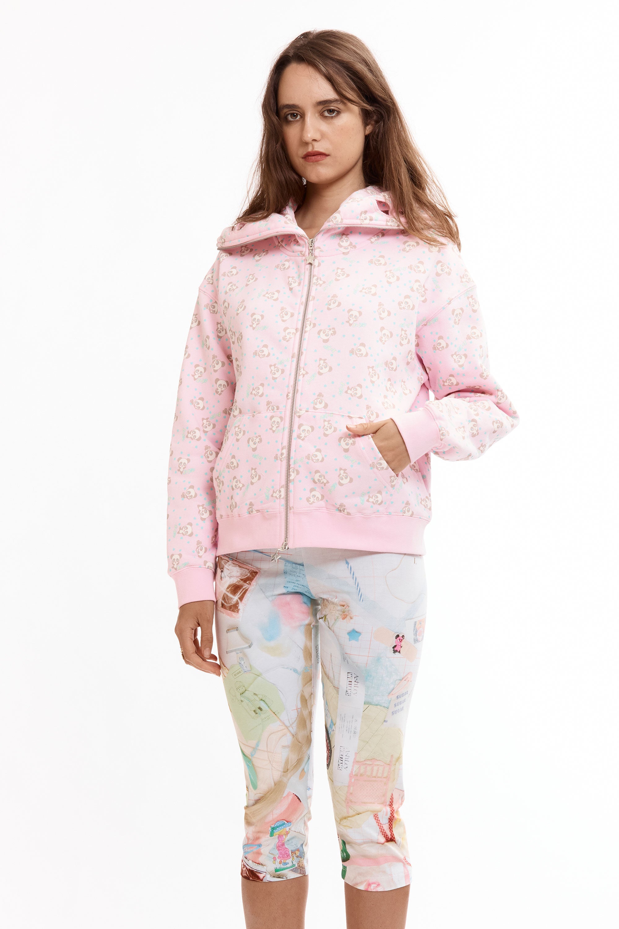 The PINK PANDA BUTTERFLY HOODIE available online with global shipping, and in PAM Stores Melbourne and Sydney.