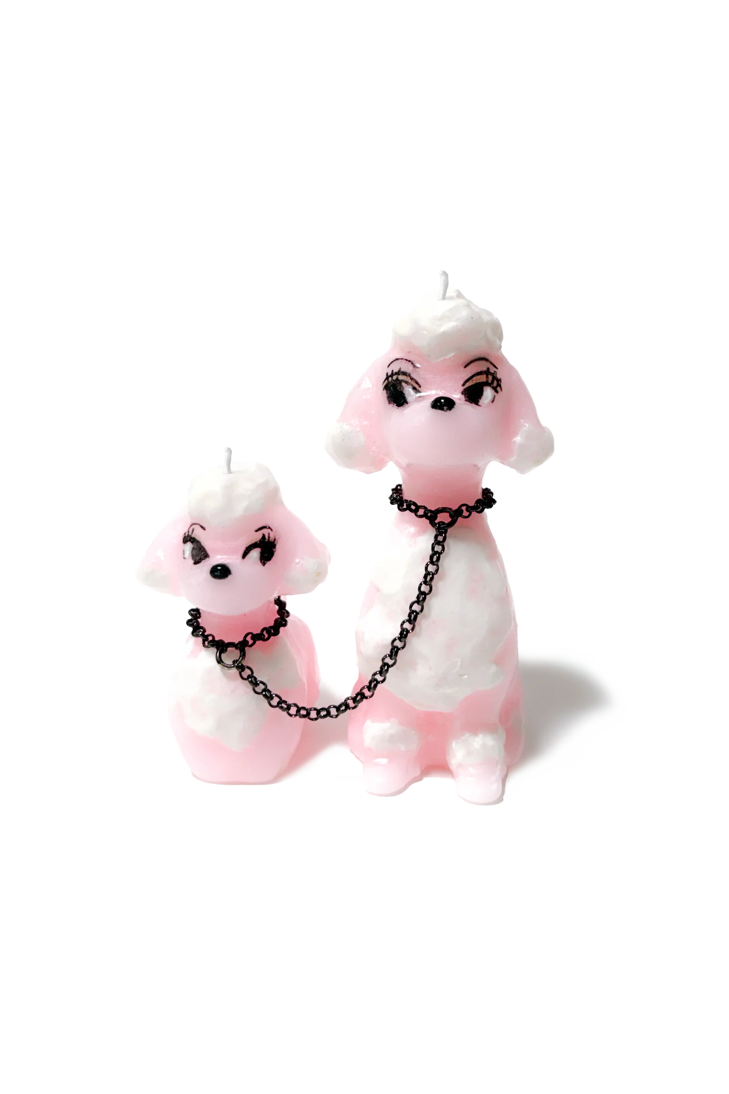 The PINK POODLES WAX CANDLE available online with global shipping, and in PAM Stores Melbourne and Sydney.