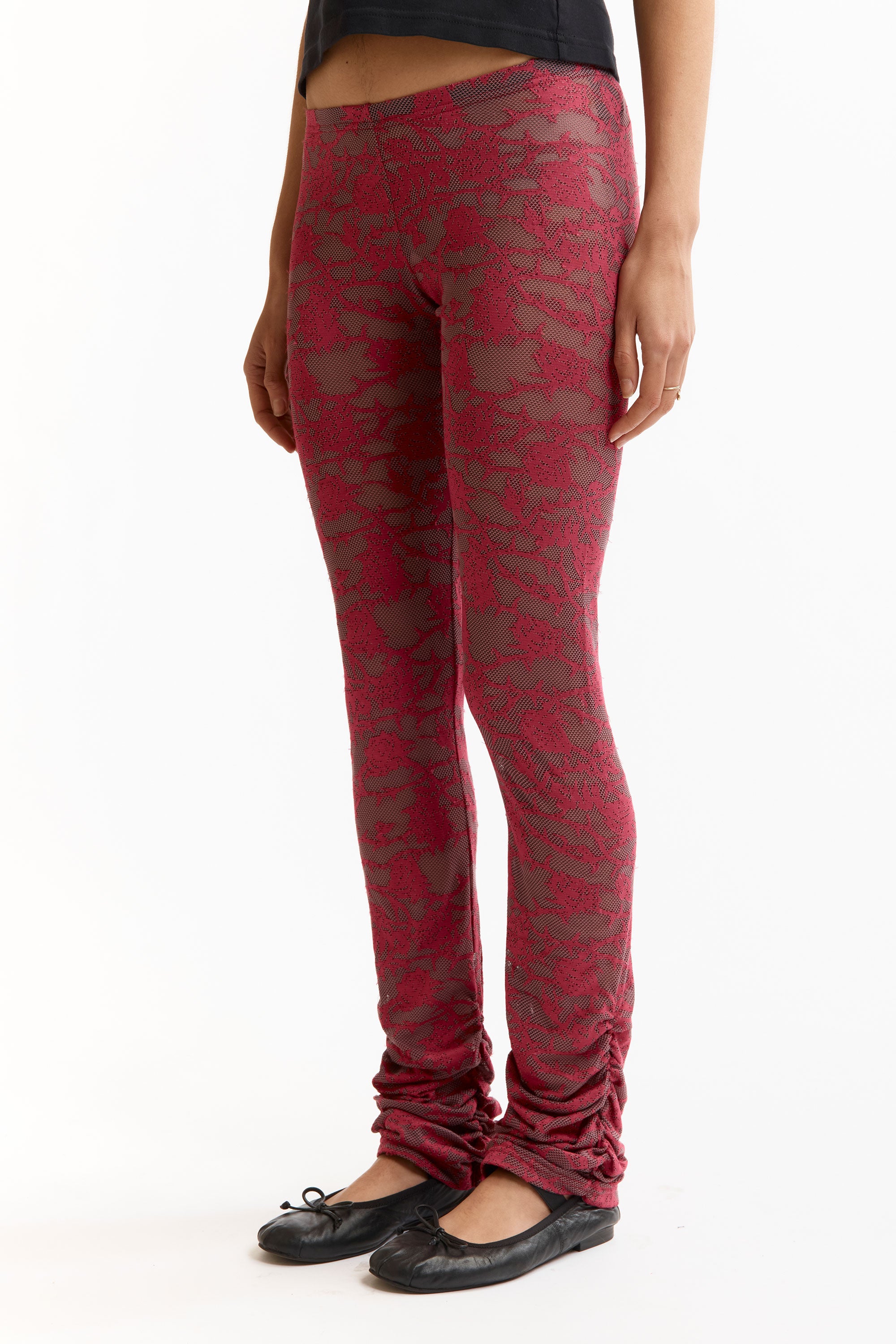 The HYSTERIC ROSE LEGGINGS PINK available online with global shipping, and in PAM Stores Melbourne and Sydney.