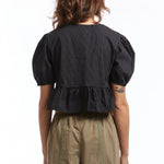 The RUBY TOP BLACK WHITE STRIPE available online with global shipping, and in PAM Stores Melbourne and Sydney.