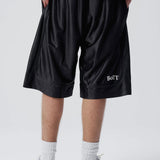 Piped Basketball Short Black
