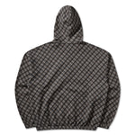 The PLAID MASKED HOODIE BROWN available online with global shipping, and in PAM Stores Melbourne and Sydney.