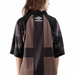 The Cult Unity Check Polo Beige Black available online with global shipping, and in PAM Stores Melbourne and Sydney.