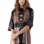 The Cult Unity Check Polo Beige Black available online with global shipping, and in PAM Stores Melbourne and Sydney.