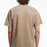 The PLZ Brown Tee available online with global shipping, and in PAM Stores Melbourne and Sydney.