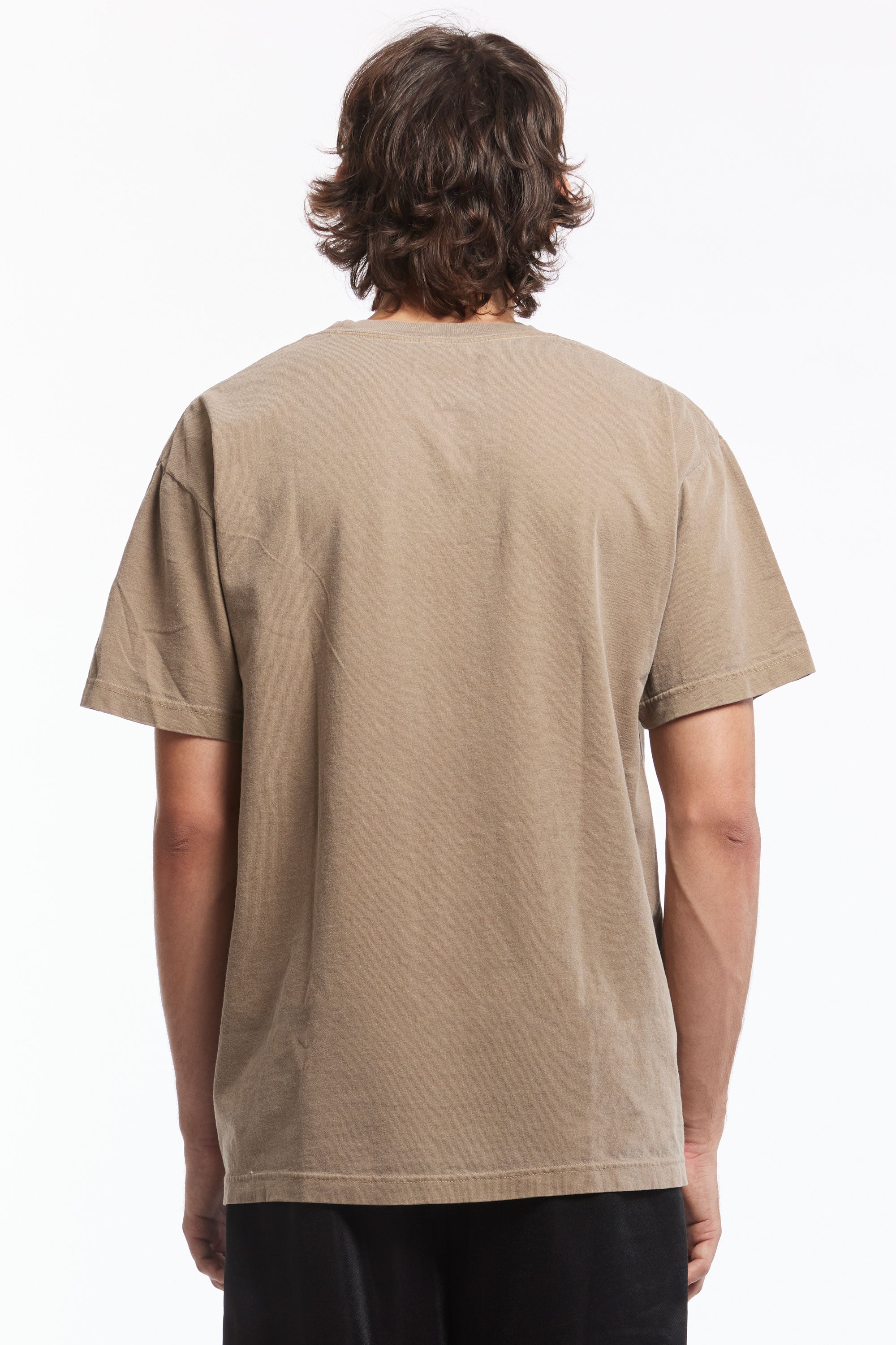 The PLZ Brown Tee available online with global shipping, and in PAM Stores Melbourne and Sydney.