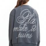 The STUD CREWNECK available online with global shipping, and in PAM Stores Melbourne and Sydney.