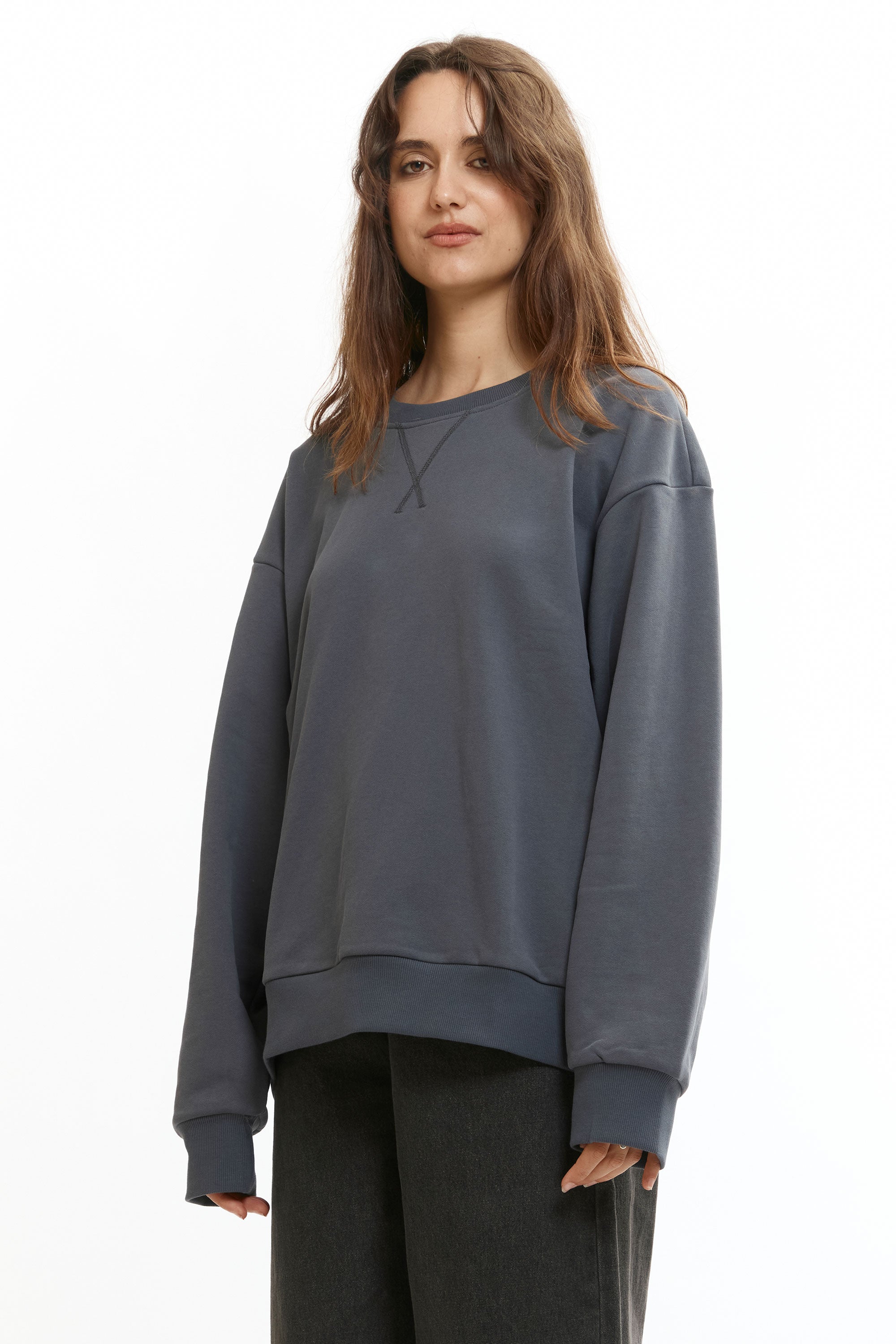 The STUD CREWNECK available online with global shipping, and in PAM Stores Melbourne and Sydney.