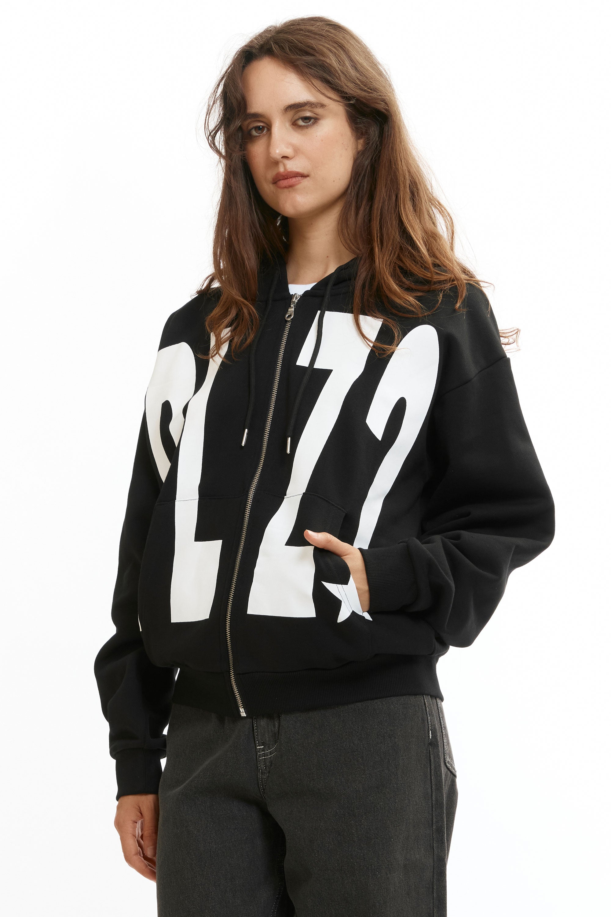 The ? ZIP THRU HOOD available online with global shipping, and in PAM Stores Melbourne and Sydney.