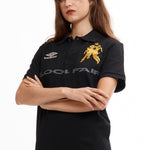 The 001% Fair Polo Black available online with global shipping, and in PAM Stores Melbourne and Sydney.