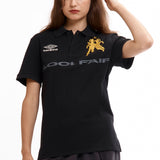 The 001% Fair Polo Black available online with global shipping, and in PAM Stores Melbourne and Sydney.