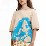 The MANGA POLO SHIRT BEIGE available online with global shipping, and in PAM Stores Melbourne and Sydney.