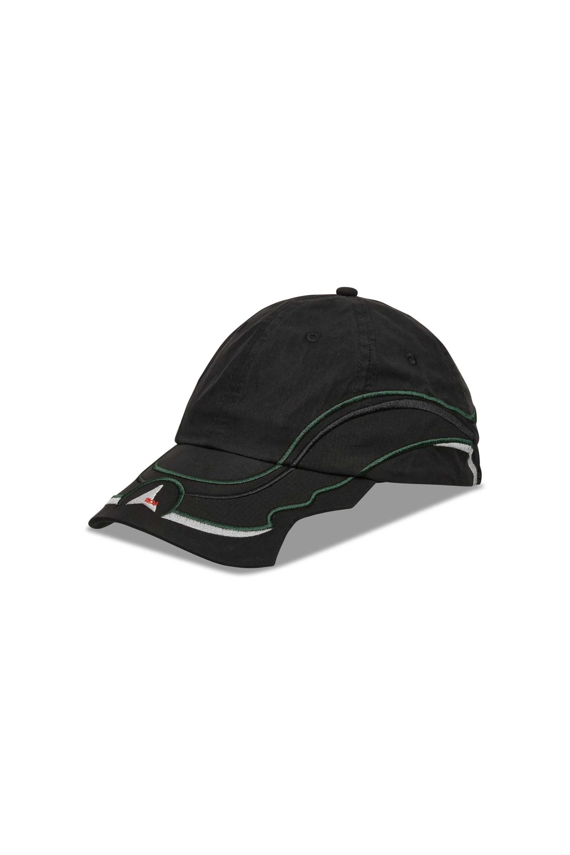 The Pursuit 6 Panel Cap Washed Black available online with global shipping, and in PAM Stores Melbourne and Sydney.