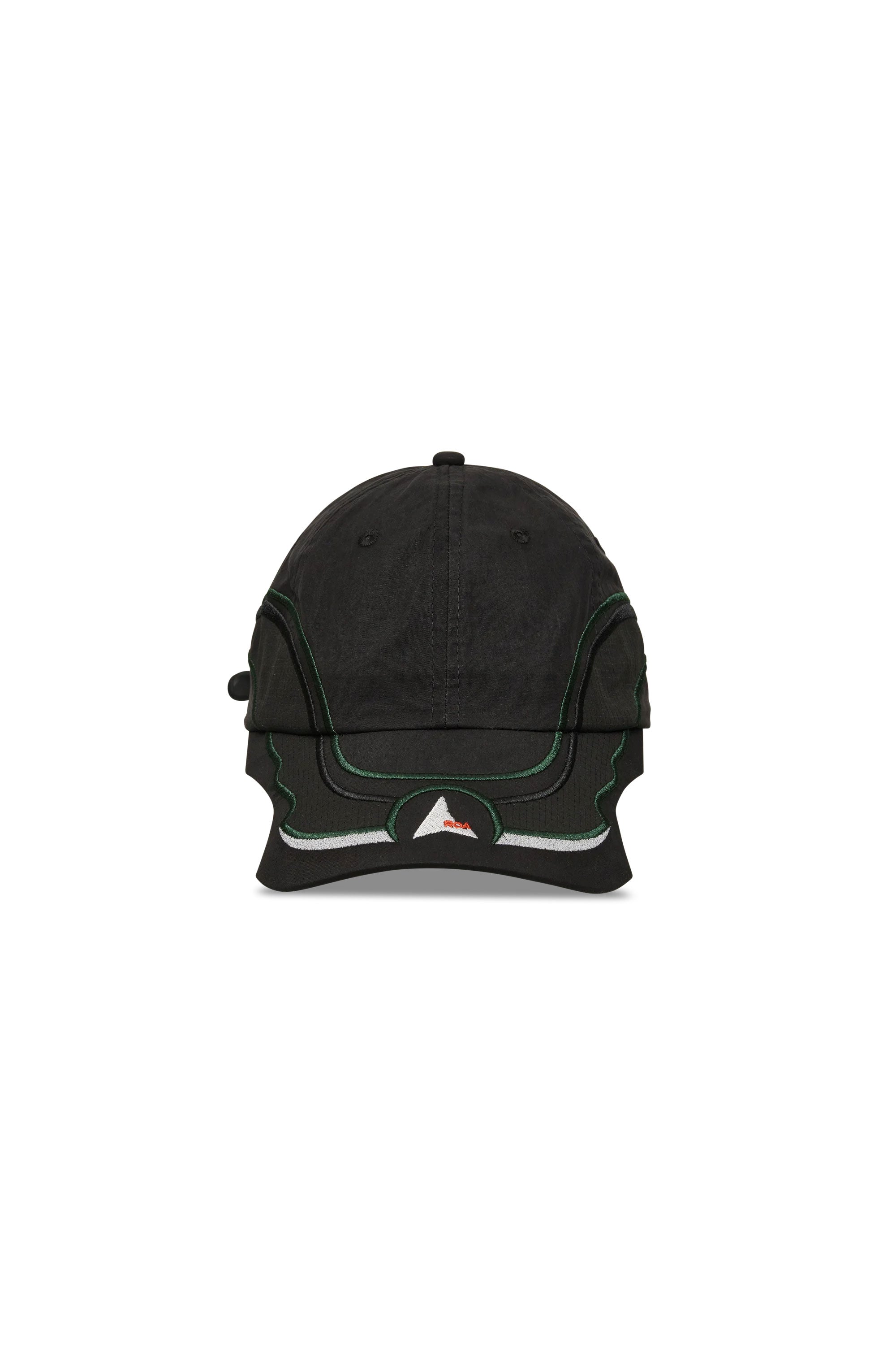 The Pursuit 6 Panel Cap Washed Black available online with global shipping, and in PAM Stores Melbourne and Sydney.