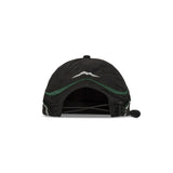 The Pursuit 6 Panel Cap Washed Black available online with global shipping, and in PAM Stores Melbourne and Sydney.