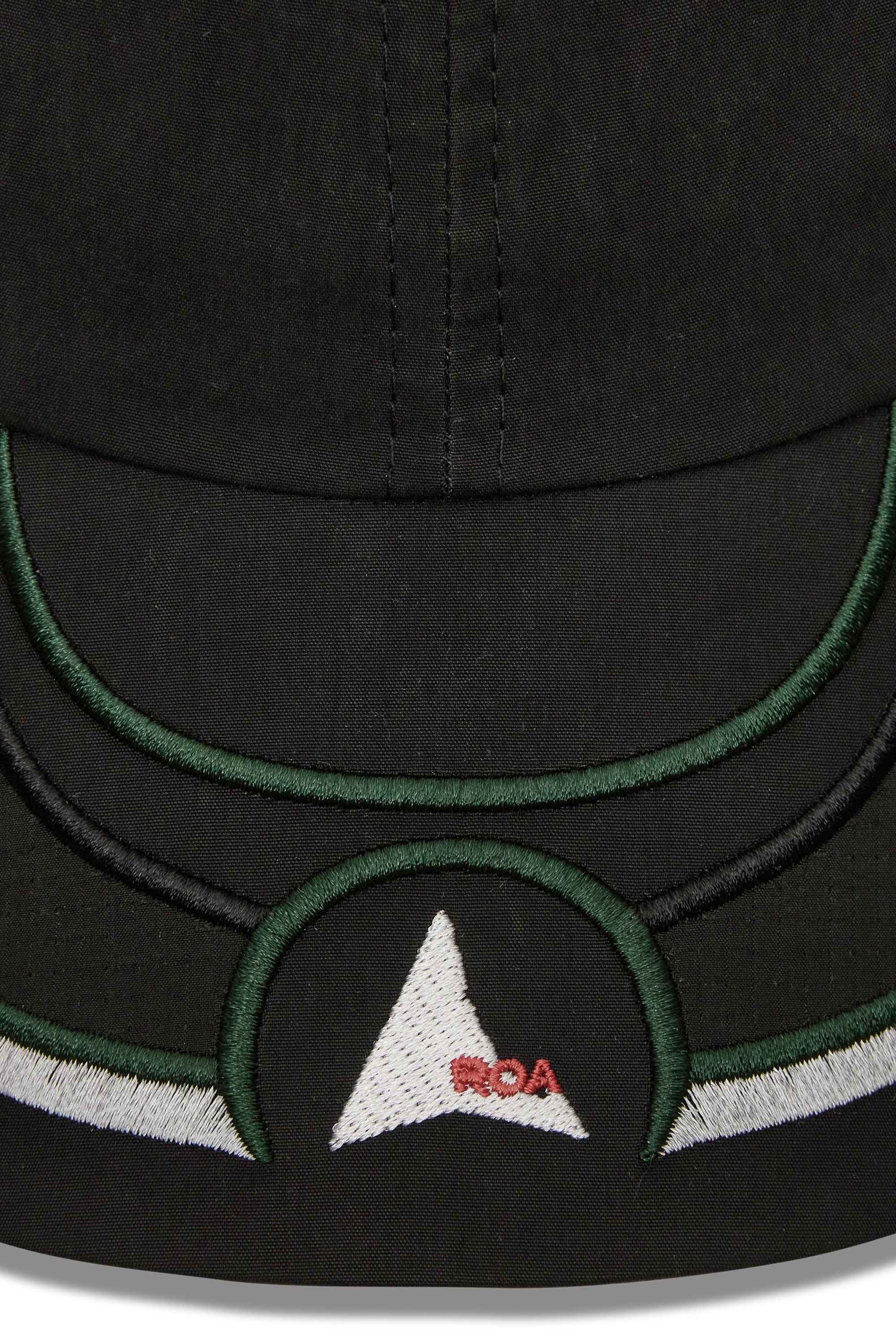 The Pursuit 6 Panel Cap Washed Black available online with global shipping, and in PAM Stores Melbourne and Sydney.