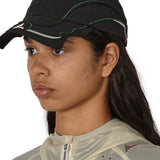 The Pursuit 6 Panel Cap Washed Black available online with global shipping, and in PAM Stores Melbourne and Sydney.