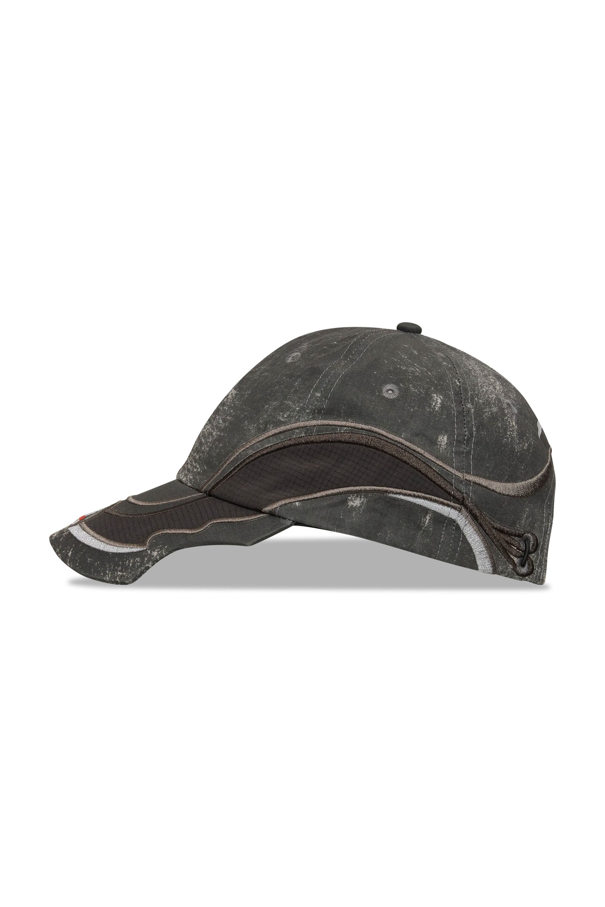 The Pursuit 6 Panel Cap Fuzzy Dark Brown available online with global shipping, and in PAM Stores Melbourne and Sydney.