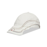 The Pursuit 6 Panel Cap Off White available online with global shipping, and in PAM Stores Melbourne and Sydney.