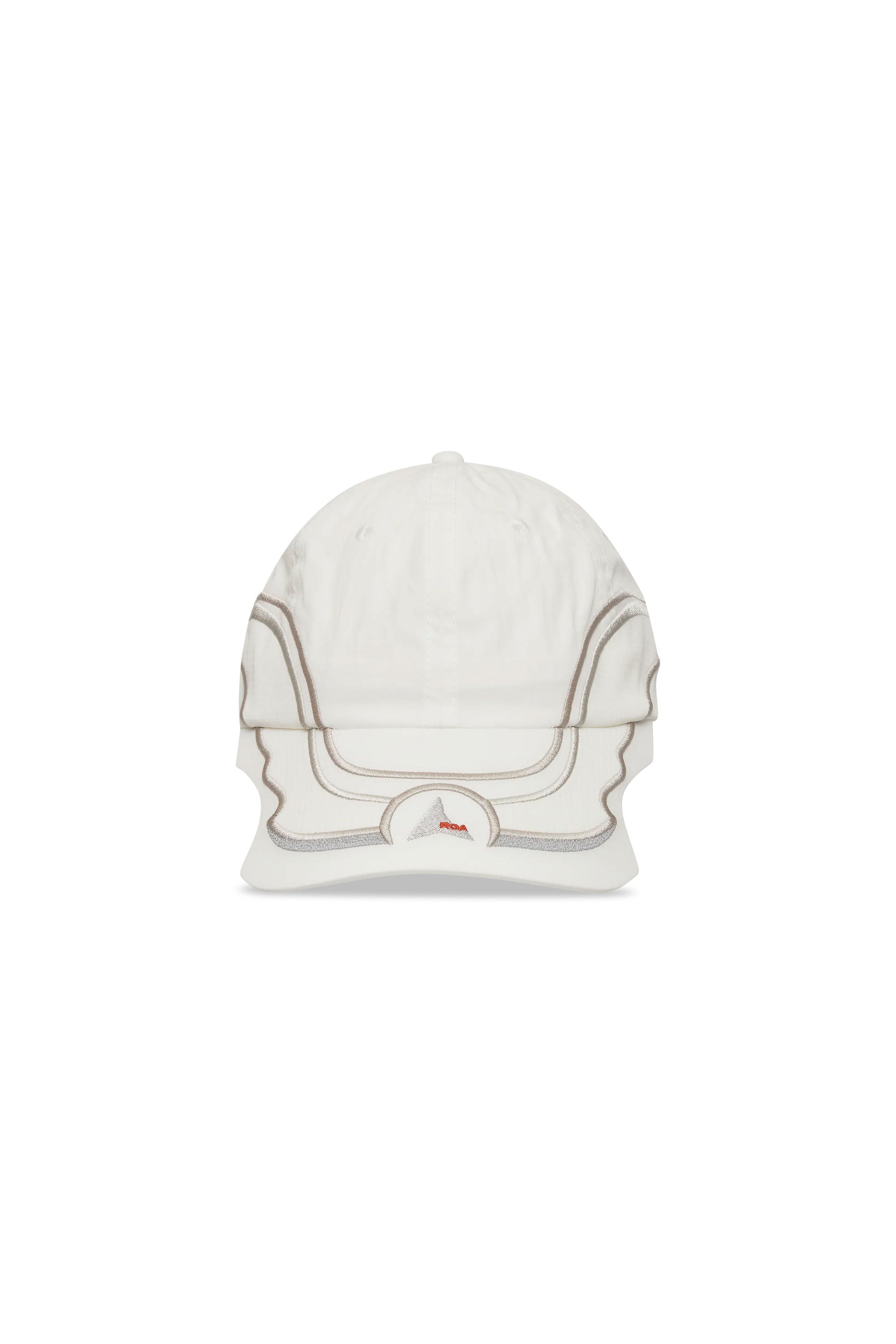 The Pursuit 6 Panel Cap Off White available online with global shipping, and in PAM Stores Melbourne and Sydney.
