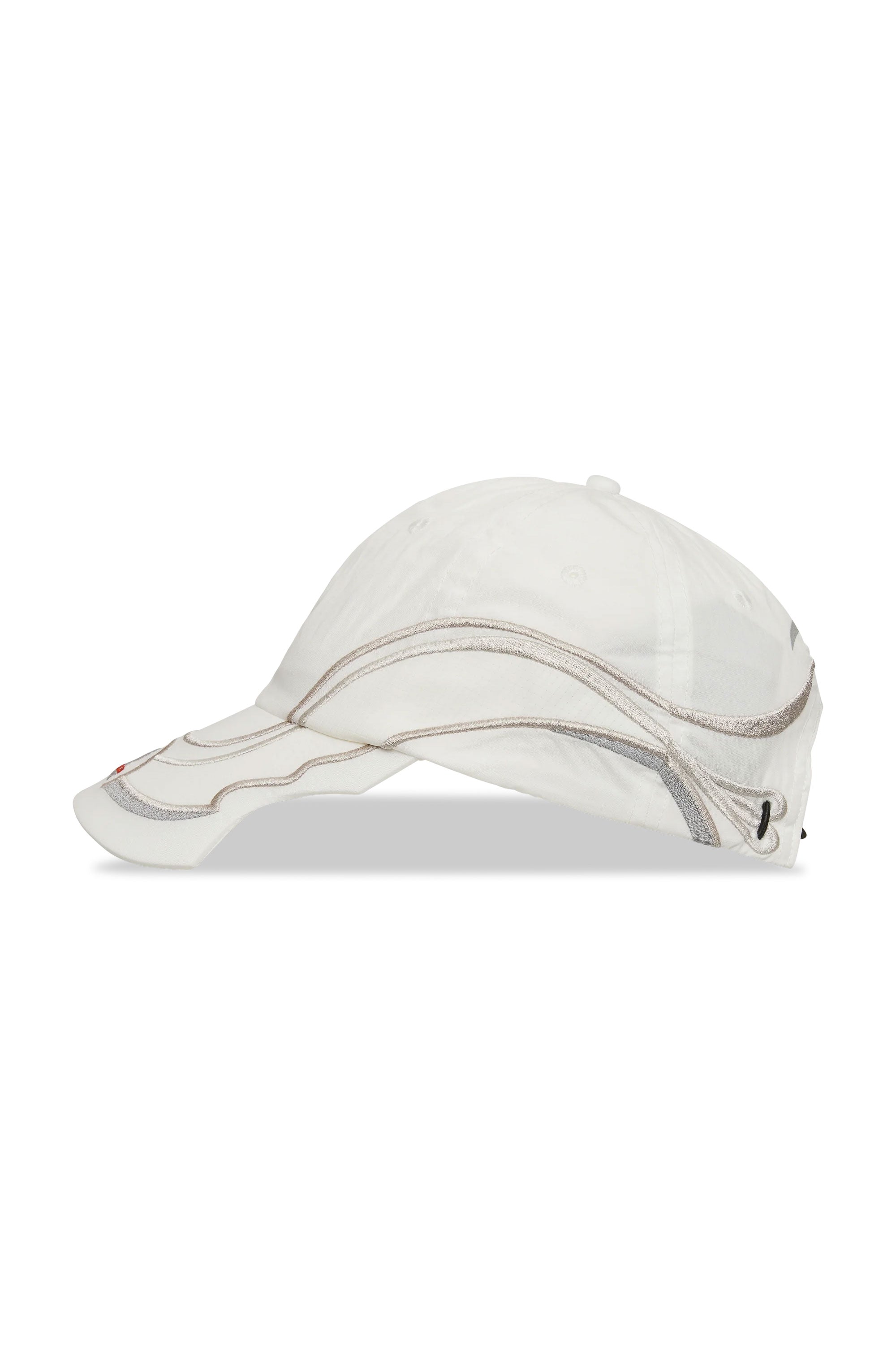 The Pursuit 6 Panel Cap Off White available online with global shipping, and in PAM Stores Melbourne and Sydney.