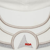 The Pursuit 6 Panel Cap Off White available online with global shipping, and in PAM Stores Melbourne and Sydney.