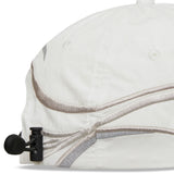 The Pursuit 6 Panel Cap Off White available online with global shipping, and in PAM Stores Melbourne and Sydney.